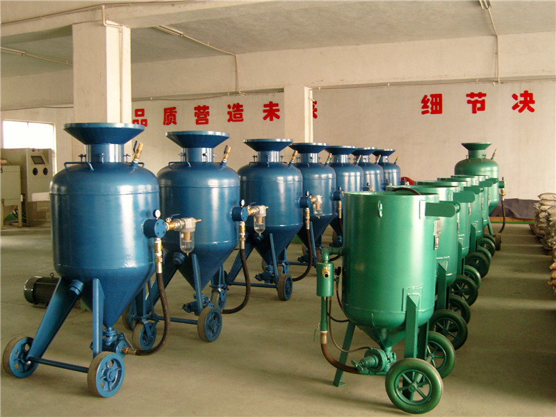 罐式噴砂機