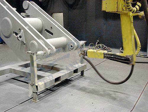 機(jī)械手噴丸機(jī)